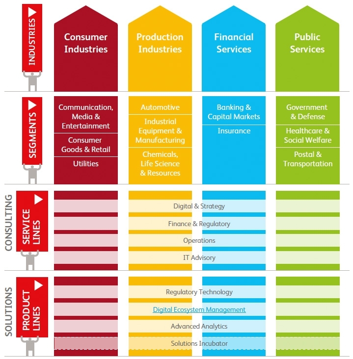 Organisatiestructuur van BearingPoint